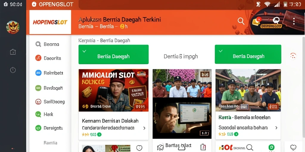 Antarmuka HOPENGSLOT yang menarik dan informatif.