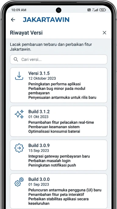 Tampilan riwayat versi jakartawin
